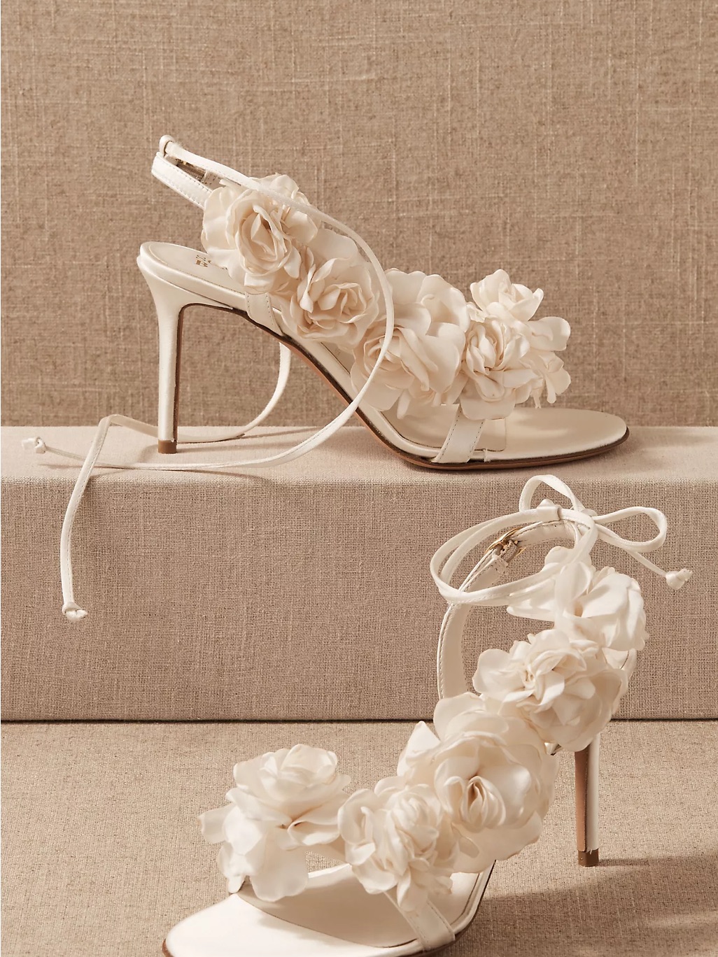 Something Bleu Hensley Silk Floral Made In Italy Sandals Heels Msrp $495/Nwob — image 2 of 8